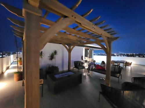 Balkón nebo terasa v ubytování Departamento Puesta del Sol Gdl