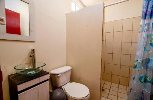 Ένα μπάνιο στο Ranch Percebu Beach Studio 3