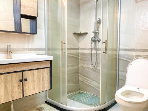 Koupelna v ubytování Vesta G06 2Br