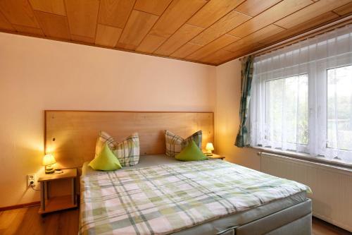 Postel nebo postele na pokoji v ubytování Ferienwohnung Shaun