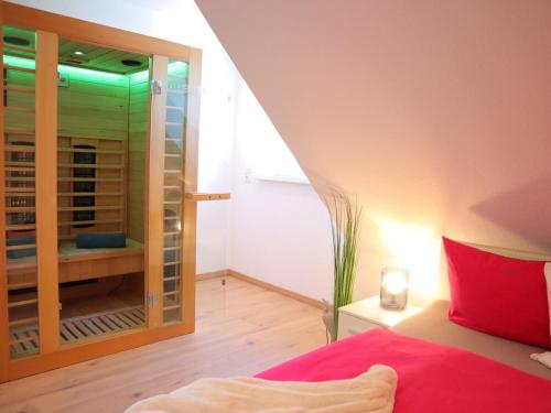 Katil atau katil-katil dalam bilik di Ferienwohnung Dat Mutt