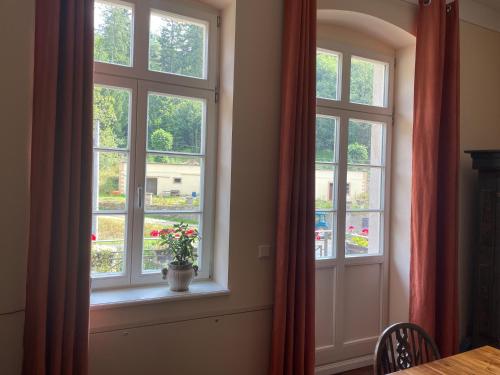 Κήπος έξω από το Luxuriöse FeWohnung Felsenblick