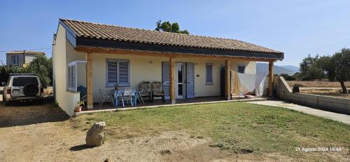 Bygningen som feriehuset ligger i