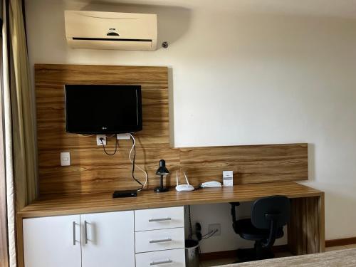 TV a/nebo společenská místnost v ubytování Life Resort Hplus Long Stay