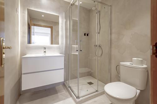 Koupelna v ubytování Apartamentos Noviembre