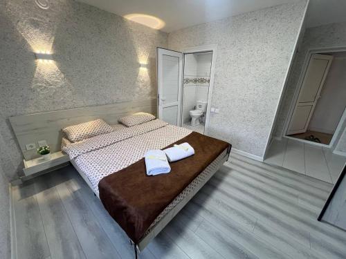 Cama o camas de una habitación en ABS Guest House Osh