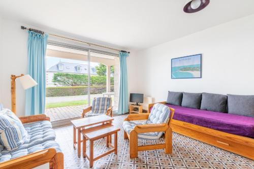 Terrasse et vue mer à Pléneuf-Val-André