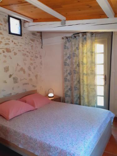 Postel nebo postele na pokoji v ubytování Chambre d'hôte Belle Vue