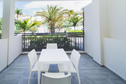 Балкон или терраса в Los Olivos Beach Resort