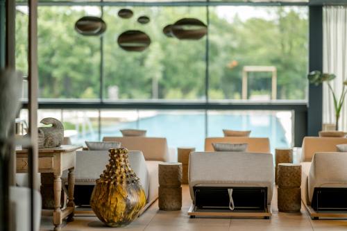 Bazén v ubytování Wellness & Thermal Retreat Das Mühlbach nebo v jeho okolí