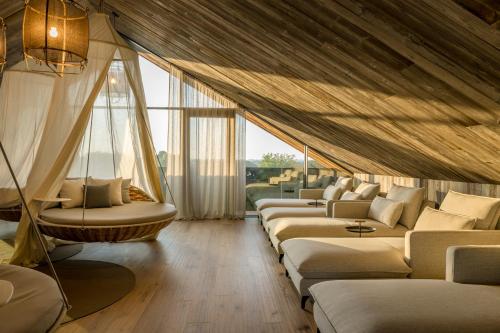 Posezení v ubytování Wellness & Thermal Retreat Das Mühlbach