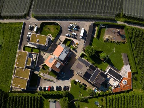 Letecký snímek ubytování Residence Montani