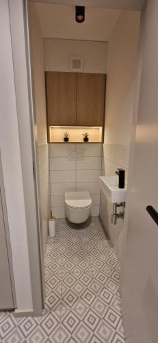 Koupelna v ubytování Apartment Mitis