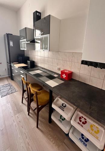 Dapur atau dapur kecil di Red Bike Apart's