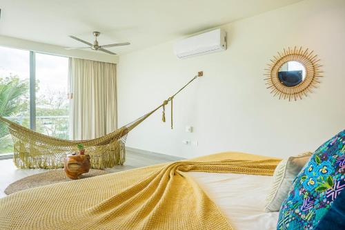 Ένα ή περισσότερα κρεβάτια σε δωμάτιο στο Villa 34 I Puerto Aventuras I Private Pool