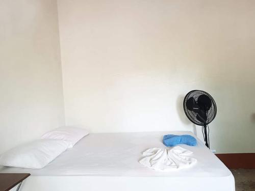 Ένα ή περισσότερα κρεβάτια σε δωμάτιο στο Holy Spirit Hostel Ometepe