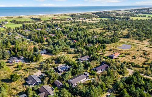 an aerial view of a subdivision of houses and trees at Cozy Home In Fjerritslev With Wifi in Fjerritslev