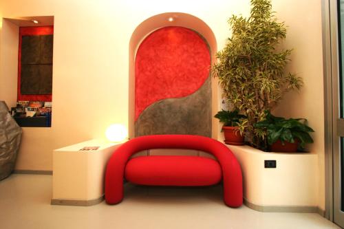 Un lugar para sentarse en Residence Sacchi Aparthotel