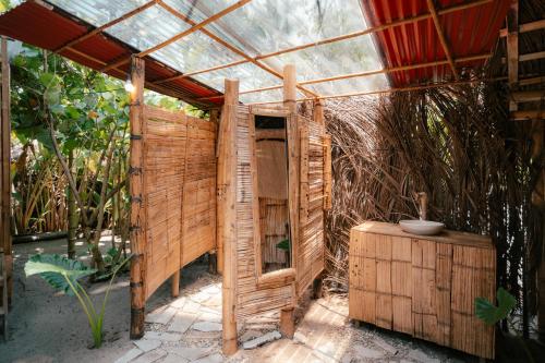 Lote 10 Tayrona Glampingにある庭