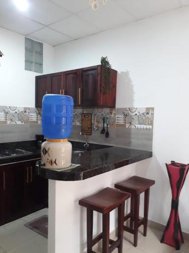 Cucina o angolo cottura di Apartamentos Casa Blanca