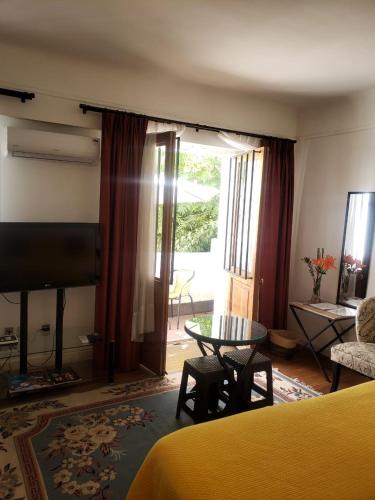 Χώρος καθιστικού στο Hostal Boutique Casa La Barca