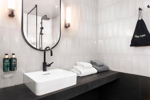 Koupelna v ubytování Clarion Hotel Karlatornet