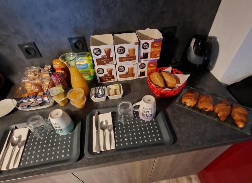 Mad i den private indkvartering eller i nærheden