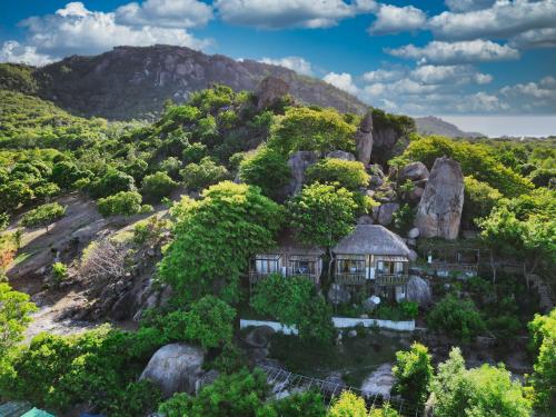 Landskap semula jadi dekat dengan resort