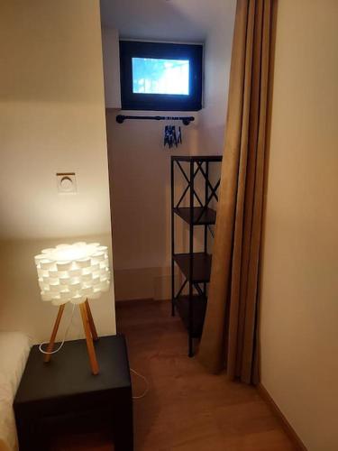 Μια τηλεόραση ή/και κέντρο ψυχαγωγίας στο Appartement Rêve de neige
