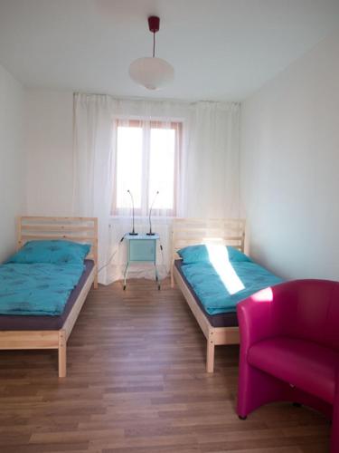 Postel nebo postele na pokoji v ubytování Apartment Brno Reissigova