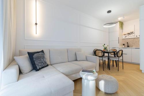 Η κουζίνα ή μικρή κουζίνα στο Lukier Muse- Katowice Centrum - Mikołowska - FREE GARAGE - self check-in