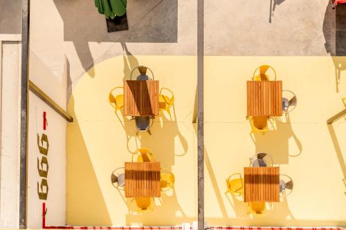 a display window of a store with baskets on it at Ryans Lolas - Adults Only in San Antonio Bay