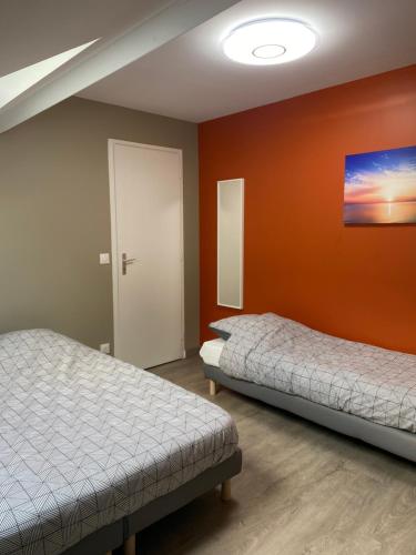 Postel nebo postele na pokoji v ubytování Appartement 7 - Hyper centre - 1 à 4 personnes