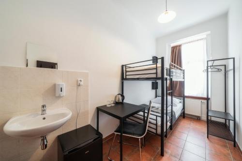 Koupelna v ubytování Pension 15 Homér