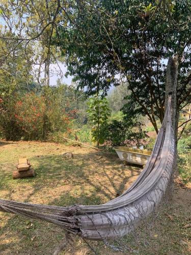 Taman di luar Casa Aconchegante próximo a LUMIAR