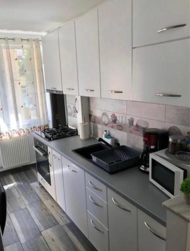 Dapur atau dapur kecil di Alba Citadel Nest