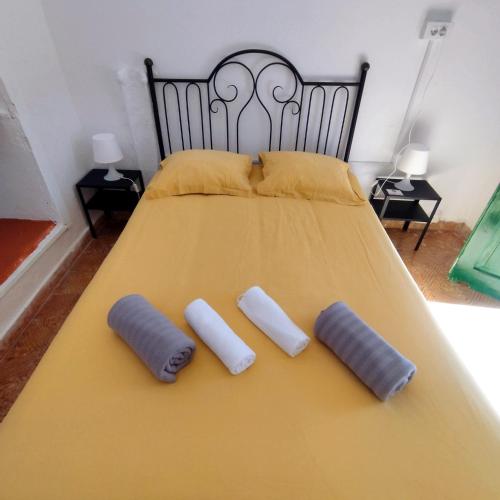 Ένα ή περισσότερα κρεβάτια σε δωμάτιο στο La Casita