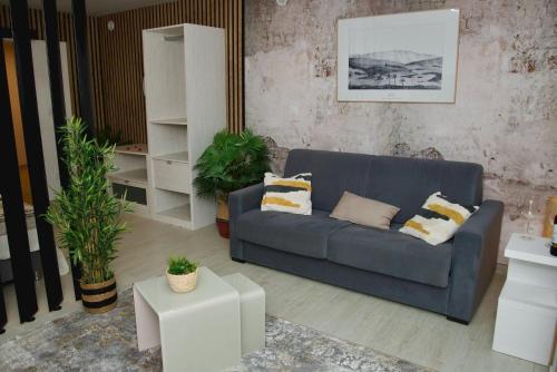 Ruang duduk di Chez Nathalie et Jean Hugues