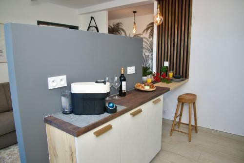Dapur atau dapur kecil di Chez Nathalie et Jean Hugues