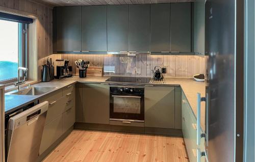 Dapur atau dapur kecil di Gorgeous Home In Aurdal With Wifi