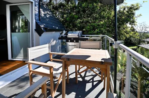 Balkón nebo terasa v ubytování May Chalet