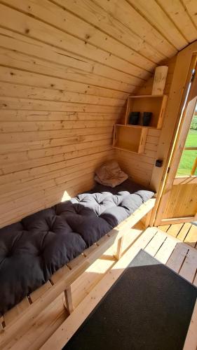 Postel nebo postele na pokoji v ubytování Ferienwohnung Lampe