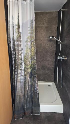Koupelna v ubytování Ferienwohnung Lampe