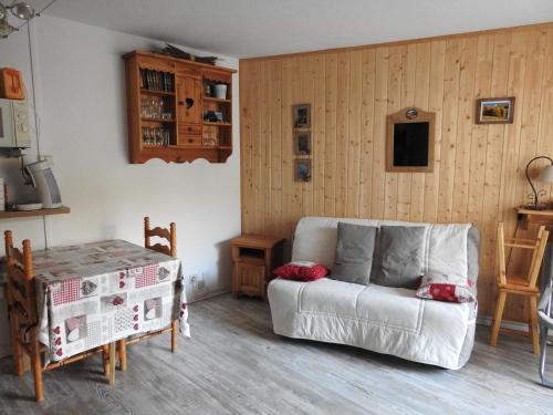 Χώρος καθιστικού στο studio aux pieds des cimes