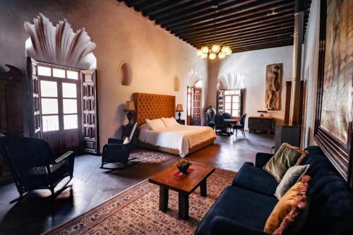 Hotel Boutique Mesón de la Abundanciaにあるシーティングエリア