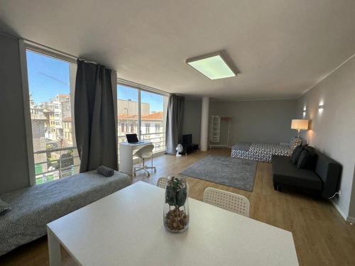 Posezení v ubytování Pereira Azurara 3 quarto 5