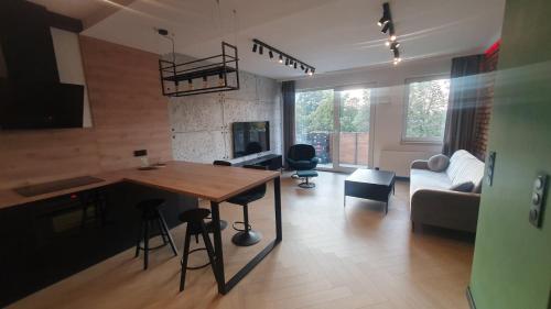 Posezení v ubytování Apartament LOFT
