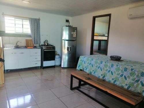 Η κουζίνα ή μικρή κουζίνα στο Casita tossa de mar