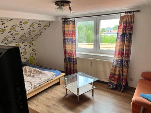 Appartment in Dähreにあるベッド