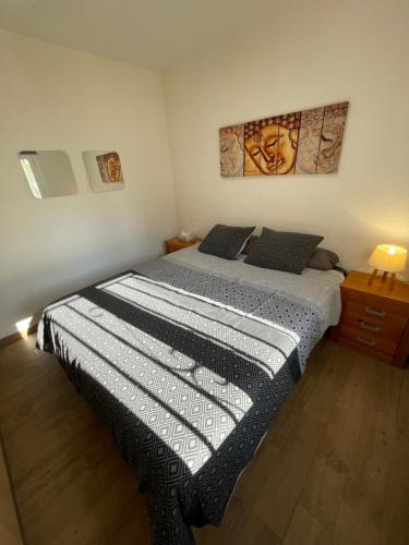 Postel nebo postele na pokoji v ubytování appartement situé a 100 m de la plage